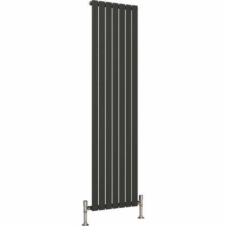 Aquarius Bathrooms Panel Radiator 1800 x490mm / Anthracite Aquarius Flat Single Vertical Radiator