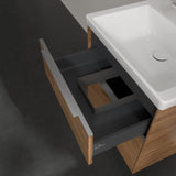 Villeroy & Boch Wall Mounted Vanity Unit Villeroy & Boch Subway 3.0 Wall Hung 600mm Two Drawer Vanity Unit with Basin
