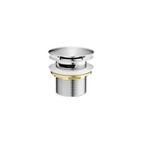 Crosswater Bath Waste Crosswater Slotted Click Clack Freestanding Bath Waste