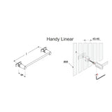 Eastbrook Radiator Towel Hangers Eastbrook Rivassa Towel Hanger