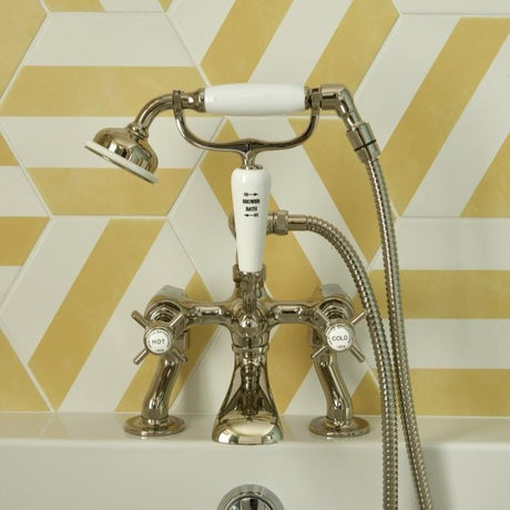 Heritage Bath Shower Mixer Vintage Gold Heritage Dawlish Bath Shower Mixer Tap