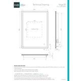 hib. Illuminated Mirror hib. Vega LED Illuminated Mirror