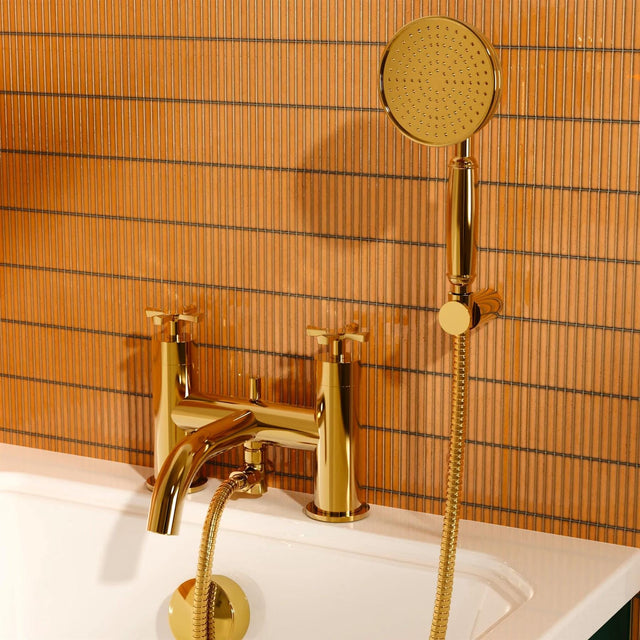 Burlington Bath Shower Mixer Gold Burlington Riviera Bath Shower Mixer Tap with Shower Handset