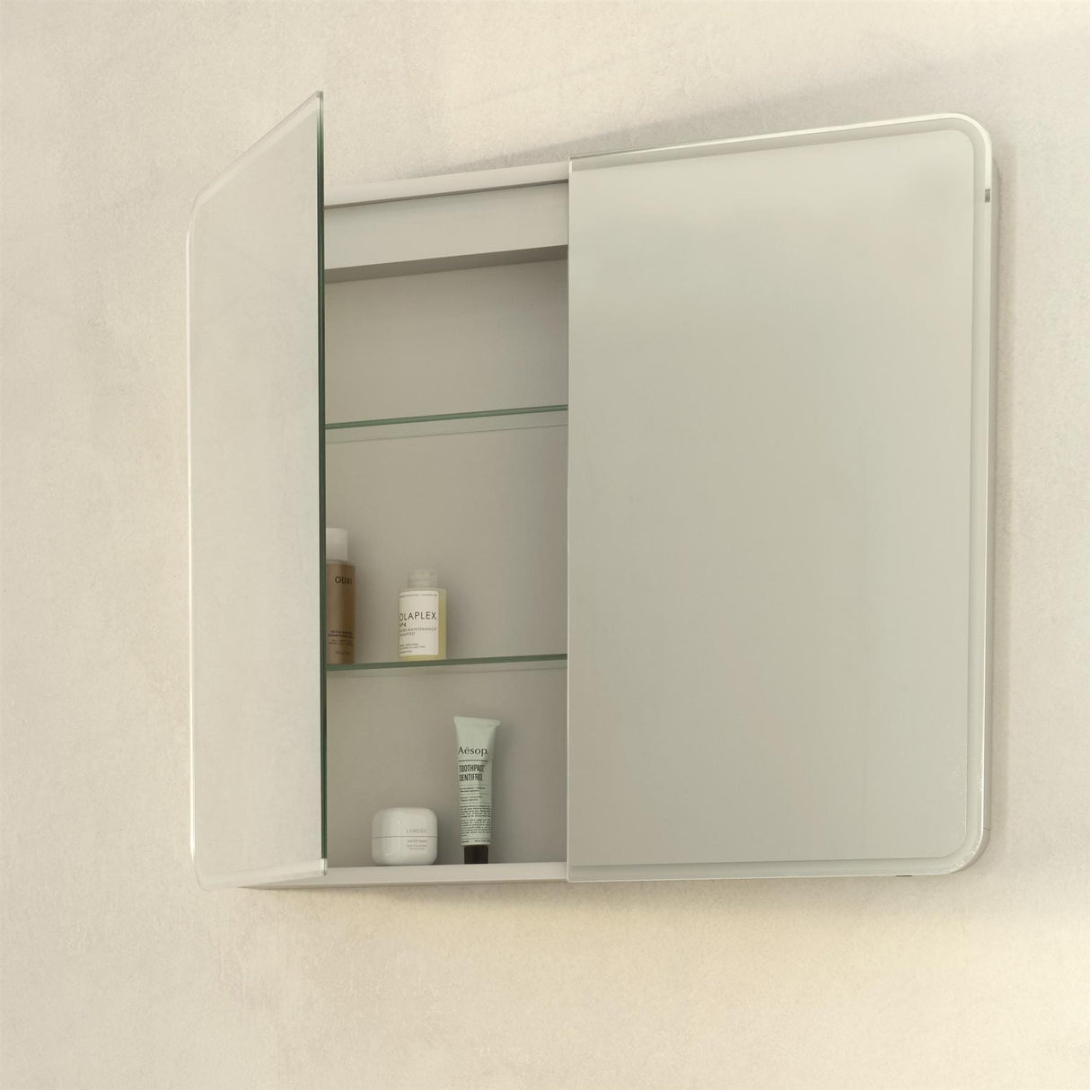 hib. Mirrored Cabinet hib. Cayla Slim LED Mirror Cabinet