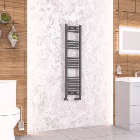Eastbrook Wendover Straight Heated Towel Rail in Anthracite