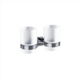 Eastbrook Toothbrush Holder Chrome Eastbrook Asti Double Tumbler and Holder