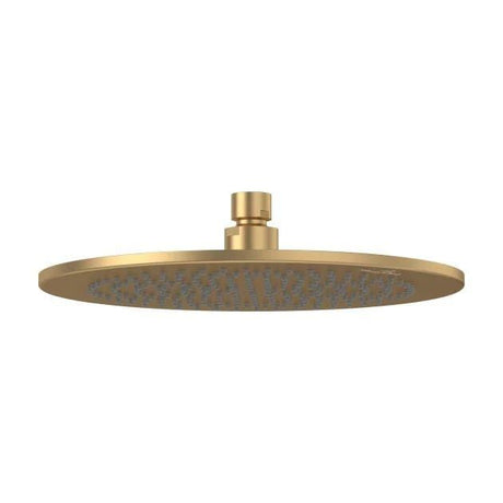 Villeroy & Boch Fixed Shower Head Brushed Gold Villeroy & Boch Universal Round Fixed Rain Shower Head -  350mm