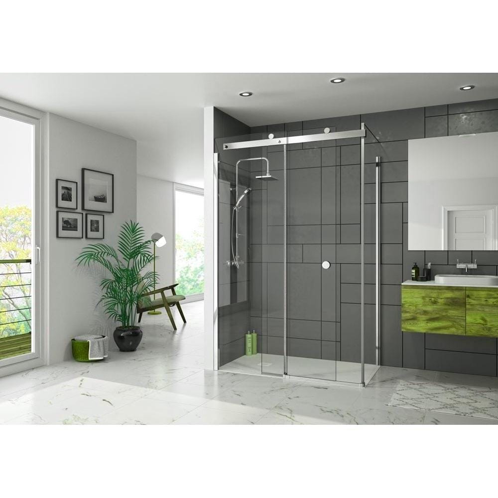 Merlyn Sliding Shower Door Merlyn Series 10 Sliding Shower Shower Door in Chrome