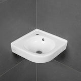 Villeroy & Boch Cloakroom Basin Villeroy & Boch O.novo 400mm Corner Cloakroom Basin in White Alpin