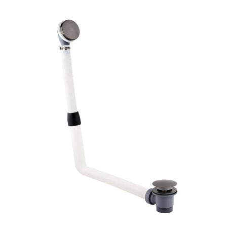 JTP Bath Waste Brushed Black JTP VOS Click Clack Bath Waste