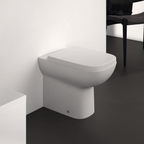 Ideal Standard Back to Wall Toilet Ideal Standard i.life A Back to Wall Rimless Toilet with Soft Close Seat
