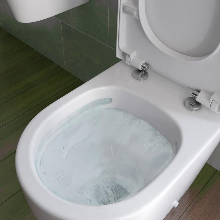 Aquarius Wall Hung Toilet Aquarius Urbano Rimless Wall Hung Toilet Pack with Frame, Flush Plate, Soft Closing Seat and Hinge Covers