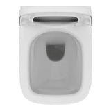 Ideal Standard Wall Hung Toilet Ideal Standard i.life S Wall Hung Compact Rimless Toilet with Soft Close Seat