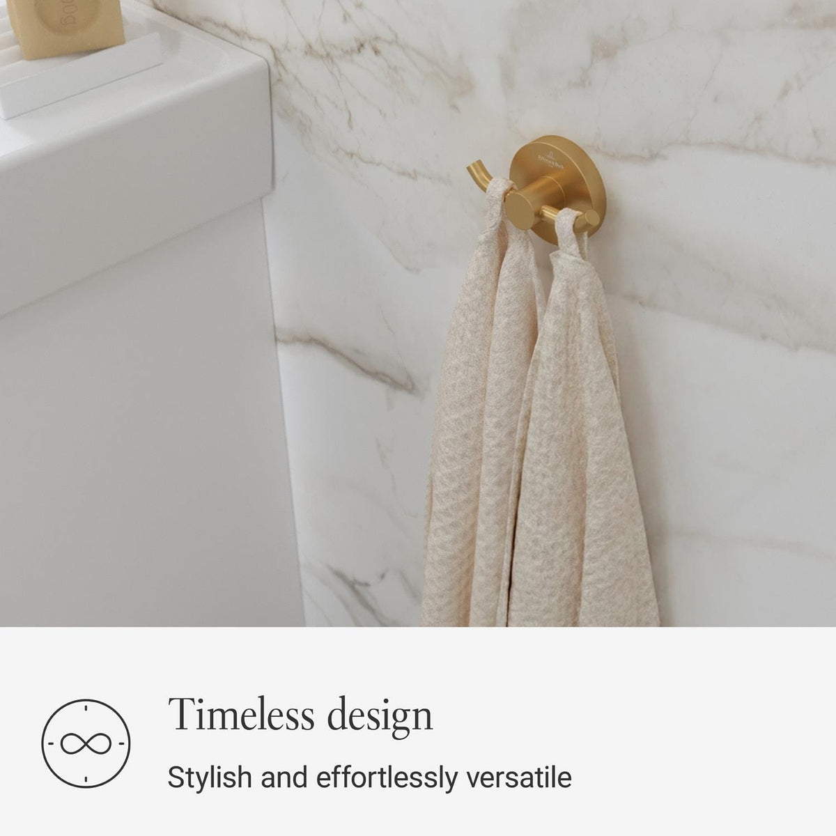 Villeroy & Boch Robe Hook Villeroy & Boch Elements - Tender Double Robe Hook