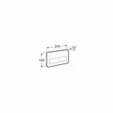 Roca Flush Plate Roca Duplo One PL3 Pro Flush Plate Single Flush in Stainless Steel
