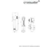 Crosswater Douche Crosswater Luxury Douche Kit in Chrome