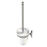 Miller Toilet Brush Miller Stockholm Wall Mounted Toilet Brush and Holder in Chrome