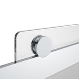 Merlyn Slding Shower Door Merlyn Series 10 Sliding Shower Shower Door in Chrome with Smoked Glass