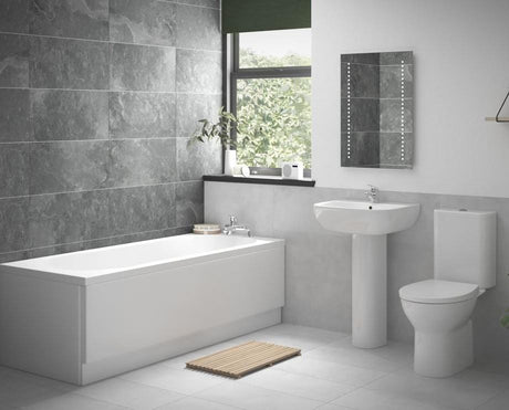 Aquarius Bathroom Suites Aquarius Urbano Bath Suite with 1700 x 700mm Bath
