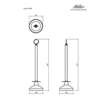 Miller Toilet Roll Holder Miller Signature Freestanding Traditional Spare Toilet Roll Holder