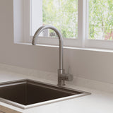 Crosswater Kitchen Tap Stainless Steel Crosswater MPRO Side Lever Kitchen Tap
