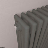 Eastbrook Eastbrook Rivassa Traditional 4 Column Radiator in Matt Anthracite