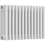 Aquarius Bathrooms Column Radiator Aquarius Foundry Horizontal 4 Column Radiator in White