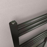 Eastbrook Wendover Straight Heated Towel Rail in Brushed Gunmetal