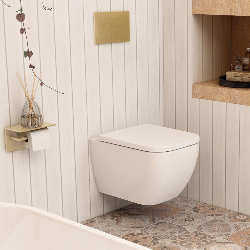 Imex Wall Hung Toilet Imex Essence Wall Hung Toilet with Soft Close Seat