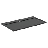 Ideal Standard Rectangle Shower Tray Ideal Standard Ultra Flat S i.life Shower Tray in Jet Black