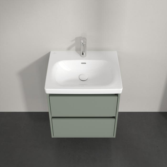 Villeroy & Boch Wall Mounted Vanity Unit Villeroy & Boch Skyla Wall Mounted 600mm Two Drawer Vanity Unit with Basin