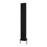 Reina Column Radiator 1800 X 285mm / Black Reina Hedingham Vertical Traditional Column Radiator