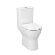 Imex Close Coupled Toilet Imex Ronda Rimless Comfort Height Open Back Close Coupled Toilet with Soft Close Seat