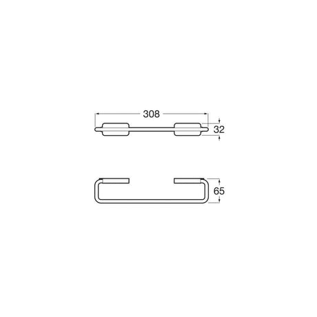 Roca Towel Rails and Rings Roca Sonata Towel Rail