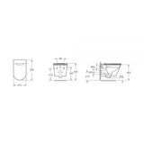 Imex Arco Wall Hung Rimless Smart Toilet
