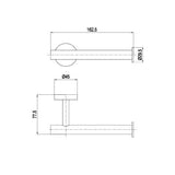 Crosswater Toilet Roll Holder Crosswater 3ONE6 Toilet Roll Holder