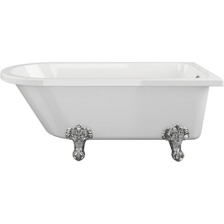 Aquarius Bathrooms Roll Top and Slipper Freestanding Bath Aquarius Timeless Freestanding Corner Bath with Ravenclaw Feet