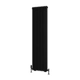 Eastbrook Rivassa Traditional 3 Column Radiator in Matt Black