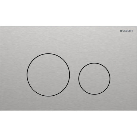 Geberit Flush Plate Geberit Sigma Round Stainless Steel Flush Plate
