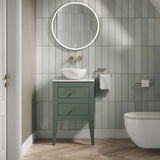 Crosswater Wall Mounted Vanity Unit Crosswater Canvass Vanity Unit with White Carrara Marble Effect Worktop