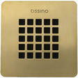 Tissino Brushed Brass Tissino Giorgio2 Coloured Grate for Shower Waste
