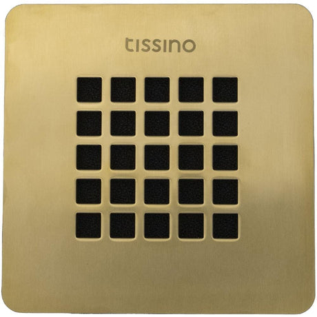 Tissino Brushed Brass Tissino Giorgio2 Coloured Grate for Shower Waste