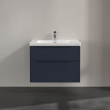 Villeroy & Boch Wall Mounted Vanity Unit Villeroy & Boch Subway 3.0 Wall Hung 800mm Two Drawer Vanity Unit with Basin