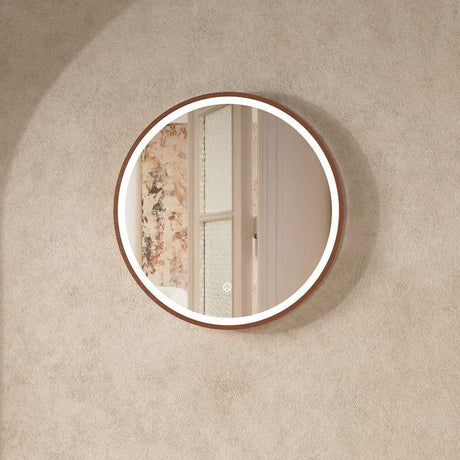 Crosswater Infinity Round Framed LED Illuminated Mirror