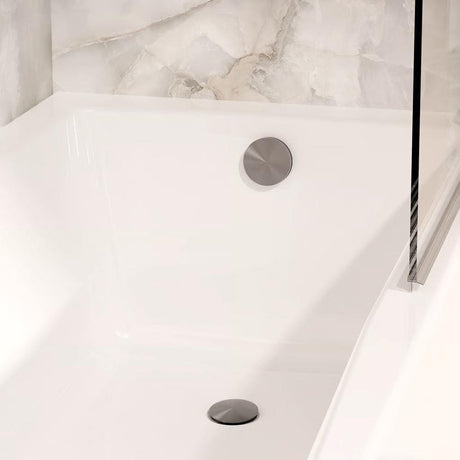 Crosswater Bath Waste Stainless Steel Crosswater 3ONE6 Click Clack Bath Waste