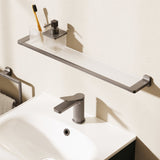 Crosswater Shelf Slate Crosswater Rotar Shelf, Soap Dispenser and Tumbler Holder