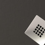 Aquarius Rectangle Shower Tray Aquarius Honiston Mineral Composite Slate Effect Shower Tray in Arctic White