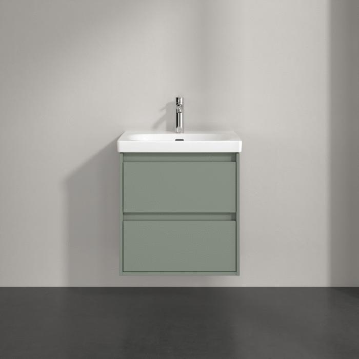 Villeroy & Boch Wall Mounted Vanity Unit Villeroy & Boch Skyla Wall Mounted 600mm Two Drawer Vanity Unit with Basin