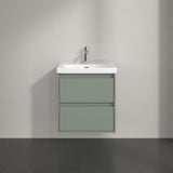 Villeroy & Boch Wall Mounted Vanity Unit Villeroy & Boch Skyla Wall Mounted 600mm Two Drawer Vanity Unit with Basin