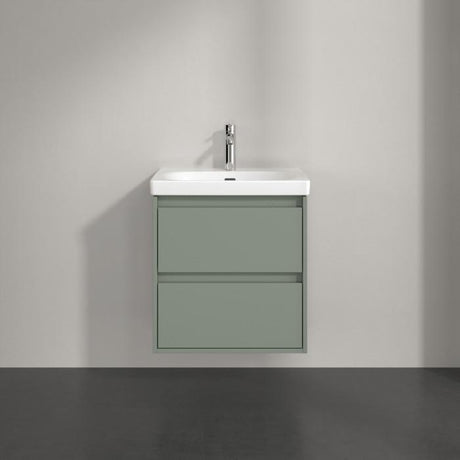 Villeroy & Boch Wall Mounted Vanity Unit Villeroy & Boch Skyla Wall Mounted 600mm Two Drawer Vanity Unit with Basin